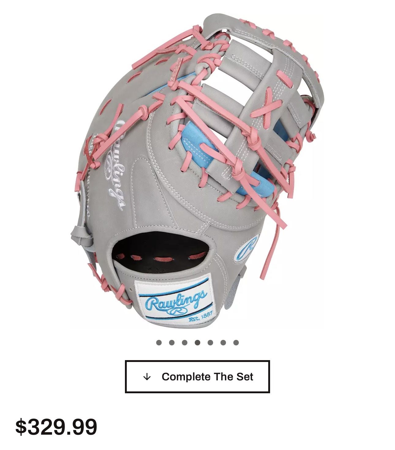 Rawlings Leather Baseball Glove