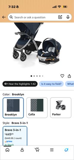 Chicco Baby Stroller & Car seat