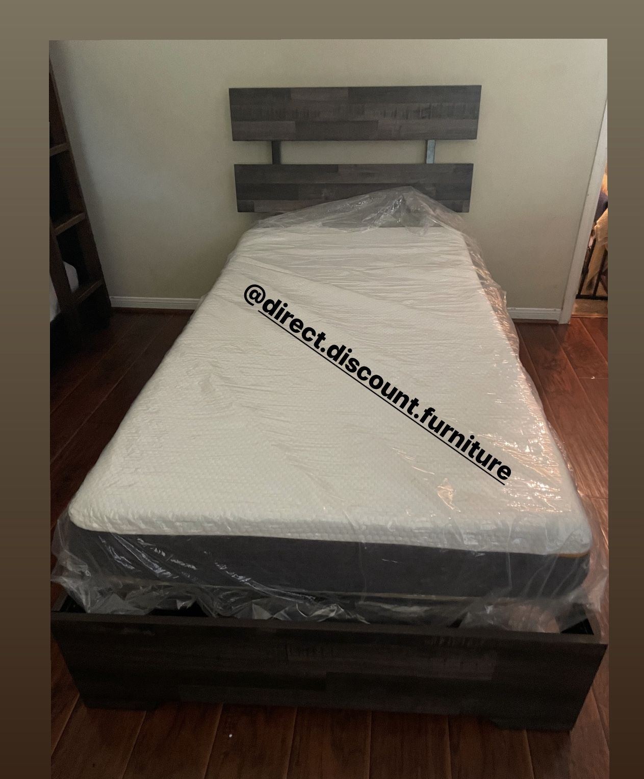 Bed Frames W/ Mattress (new )