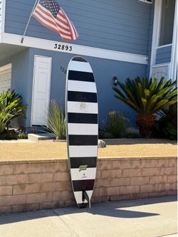 8’ catch surf single fin foam surfboard