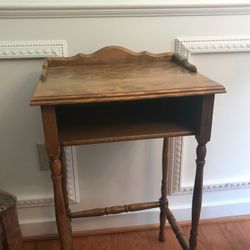 Antique telephone desk