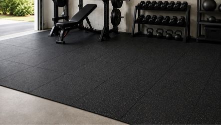 8mm Rubber Gym Flooring Rolls | Home & Garage Gym Flooring