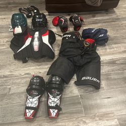 Ice Hickey Equipment Used Half Season