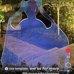 48” Acrylic cinderella 