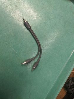 Co- Axle (Double Male Splitter) RCA- Double Male Co-axel Spliter