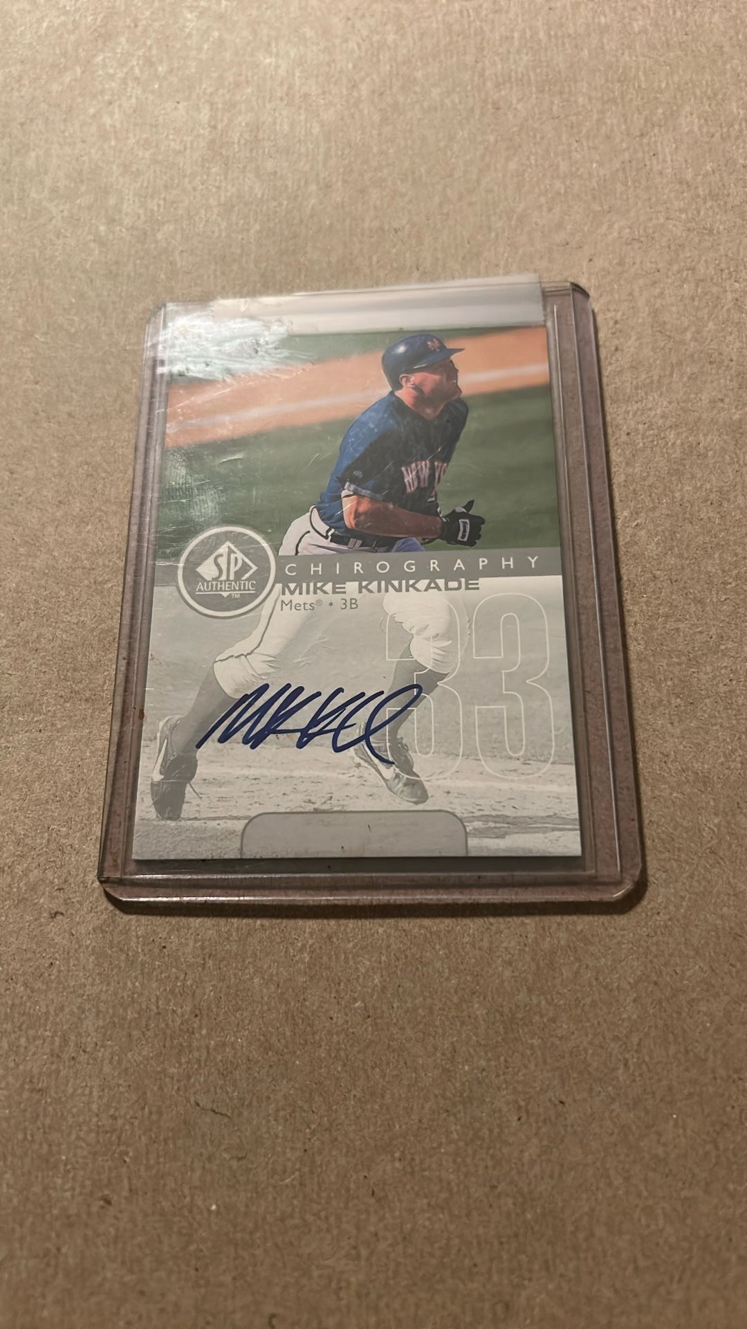 Mike Kinkade Autographed Chirography