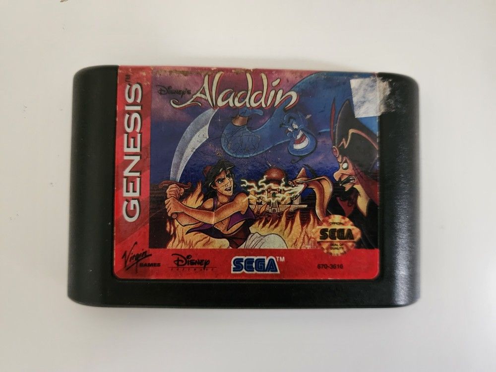 Disney's Aladdin Sega Genesis Video Game