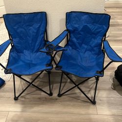 Two Foldable Chairs