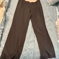 Maternity Black/Gray Dress Pants Sz. L