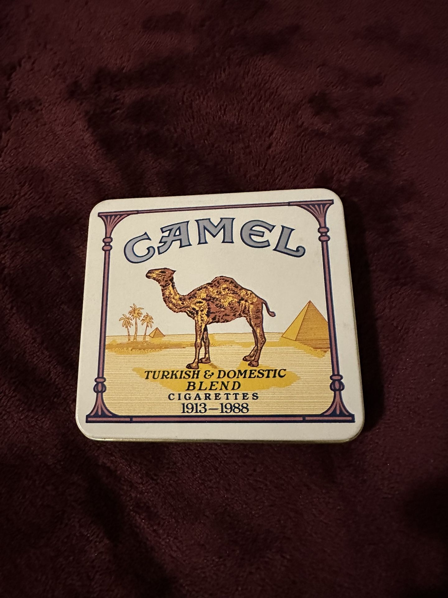 Camel Cigarrettes 75th Anniversary 1(contact info removed) Metal Tin