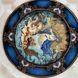 New Condition Collectible Russian Decorative Plate Set. Series Is “Seasons Of The Year” Set Of 8 Beautiful Russian Plates. 22k Gold Trim. $170.00.