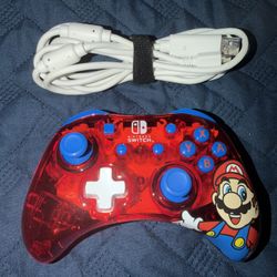 Wired Mario Switch Controllers