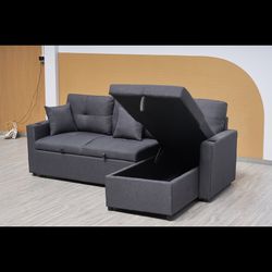 $299 Sectional Pull Out Bed With Storage 