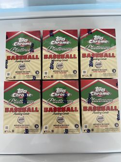 2025 topps chrome platinum baseball blaster box