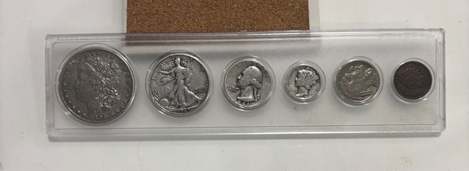 Set of Six (6) Coins 1896 to 1942