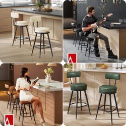 25 Inch Bar Stools ( Set Of 4 ) — 4 Colors Available 