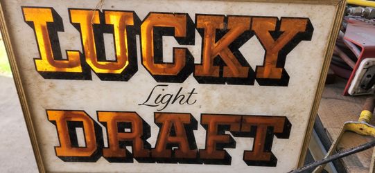 Lucky Draft Neon Sing