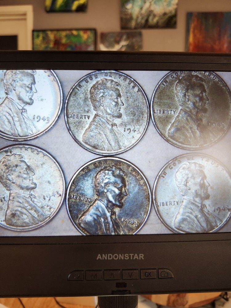 1943 Silver Penny's. 12 Of Them Please Make Offer