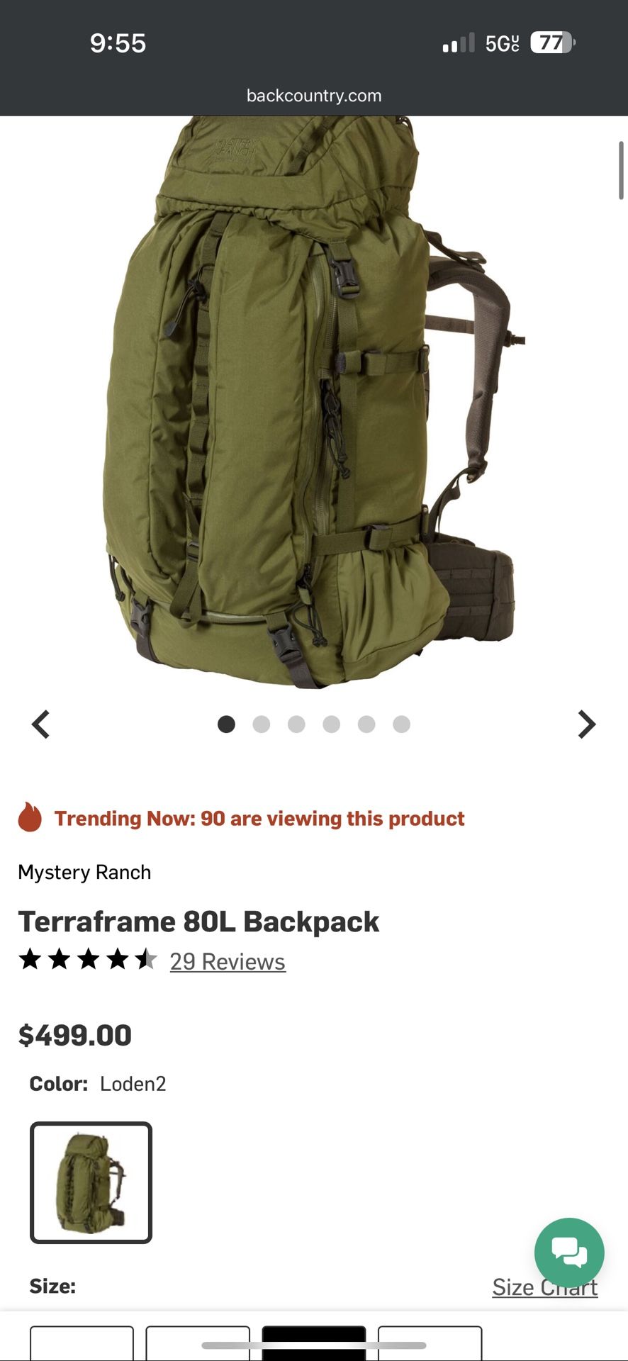 Mystery Ranch Hunting Bag