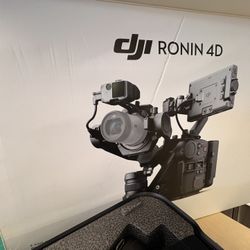 DJI Ronin 4D 6K – Full Cinema Creator Bundle (Body, High-Bright Monitor, Lenses & More)