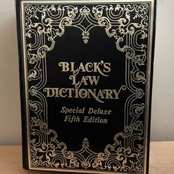 Black's Law Dictionary: Special Deluxe 5th Edition