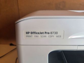 HP  Office Jet Pro 8730 Laser Jet