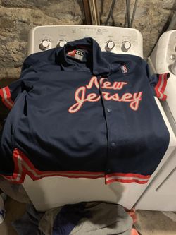 New Jersey NBA  Xxl Button Down Nike Jersey 