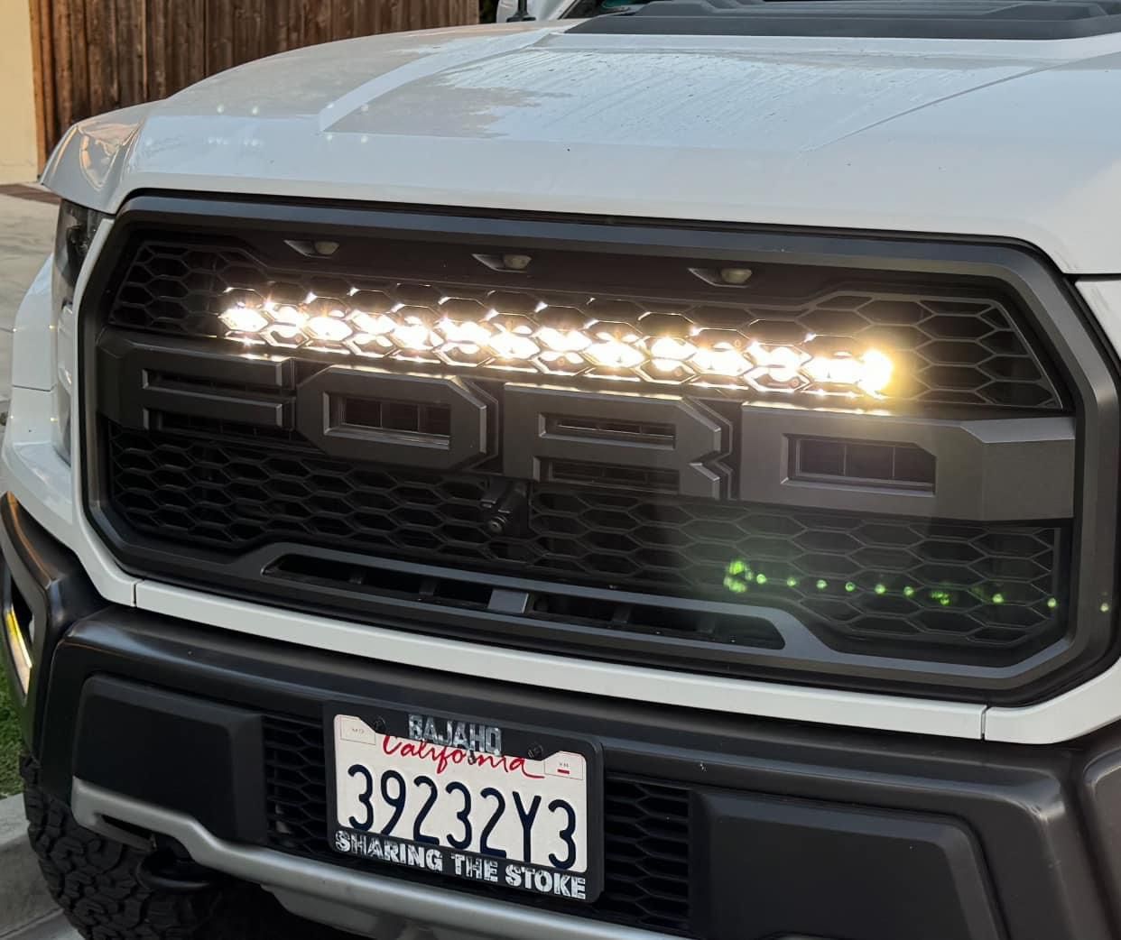 Ford Raptor Baja Designs S8 30 Inch Grille Upper Light Bar Kit - Ford 2017-20 raptor.