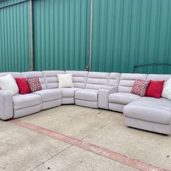  Runyon Canyon Platinum 6 Pc Power Reclining Sectional