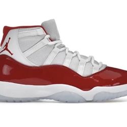 Air Jordan 11 Cherry Men's Sneakers Size 7.5 Red/White 2022 Retro