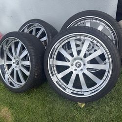 26 inch Forgiato Wheels 6 lug Chevy