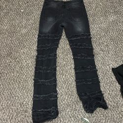 Skinny Stacked 32 Black Fashion Nova 
