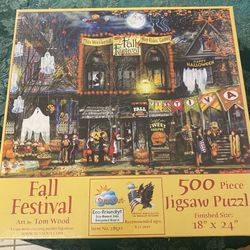  New Halloween 500 Puzzle Larger Pieces
