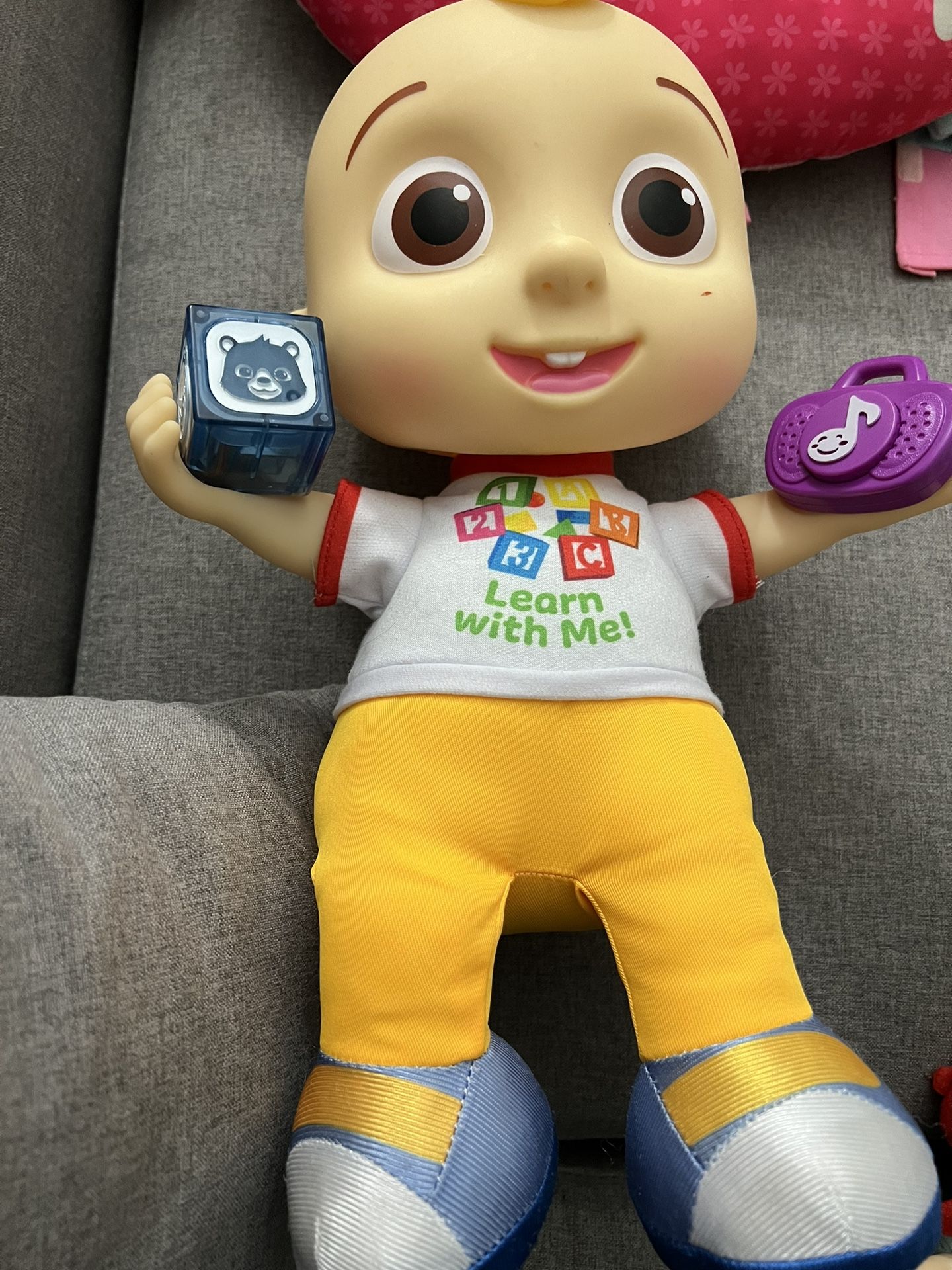 Just Play Cocomelon Interactive Learning JJ Baby Doll