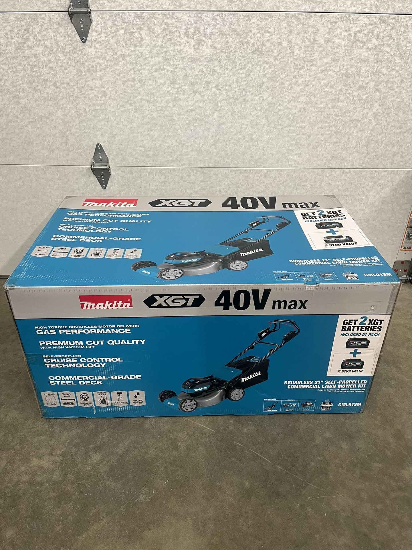 Makita 40V max XGT Brushless Cordless 21 in. Walk Behind Self-Propelled Commercial Lawn Mower Kit (4.0Ah) $999 plus tax at Home Depot Will do free del