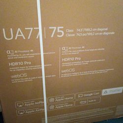 Brand New 75 Inch LG Smart Tv