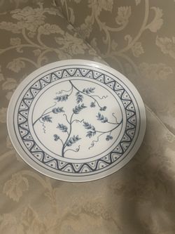 Victoria Hagan Blue White Perfect Pieces Collection Plate