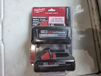 New Milwaukee M18 8.0 And 3.0 High Output Batteries
