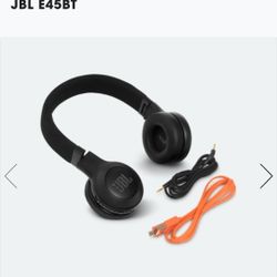 JBL E45BT Headphones USED