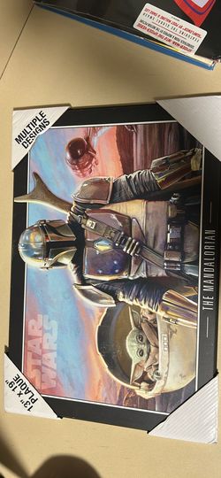 Mandalorian plaque 13 x 19