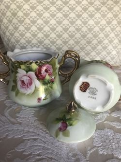 LefTon China Creamer and Sugar.
