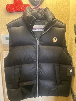 Playboy Black Puffer Vest with Tags