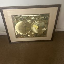 World Map Painting 