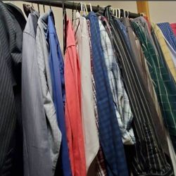 Mens Button Down Shirts Qty 32