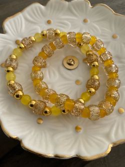 Golden Glow bracelet set