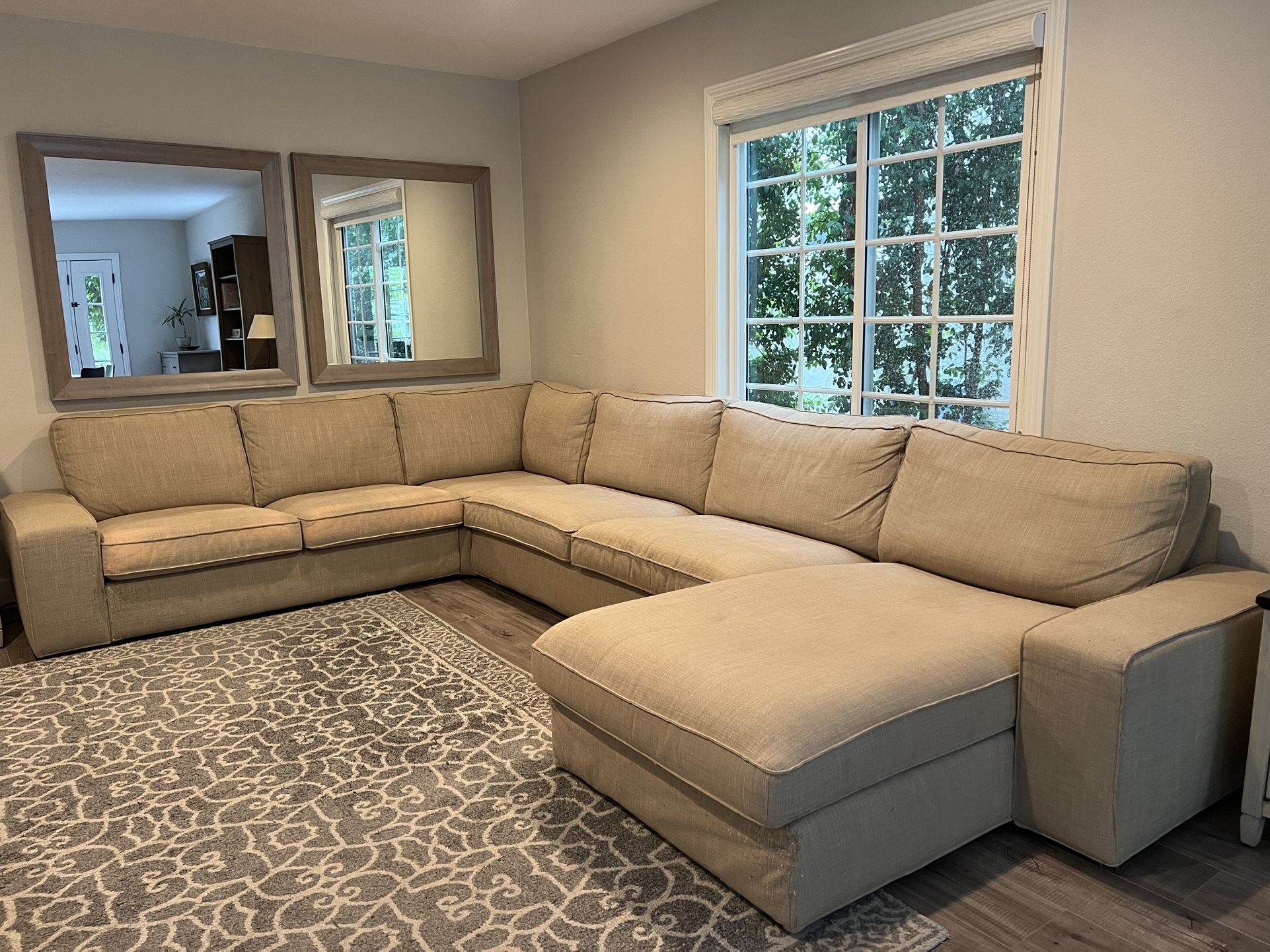 Sectional Sofa With Corner Wedge And Chaise 