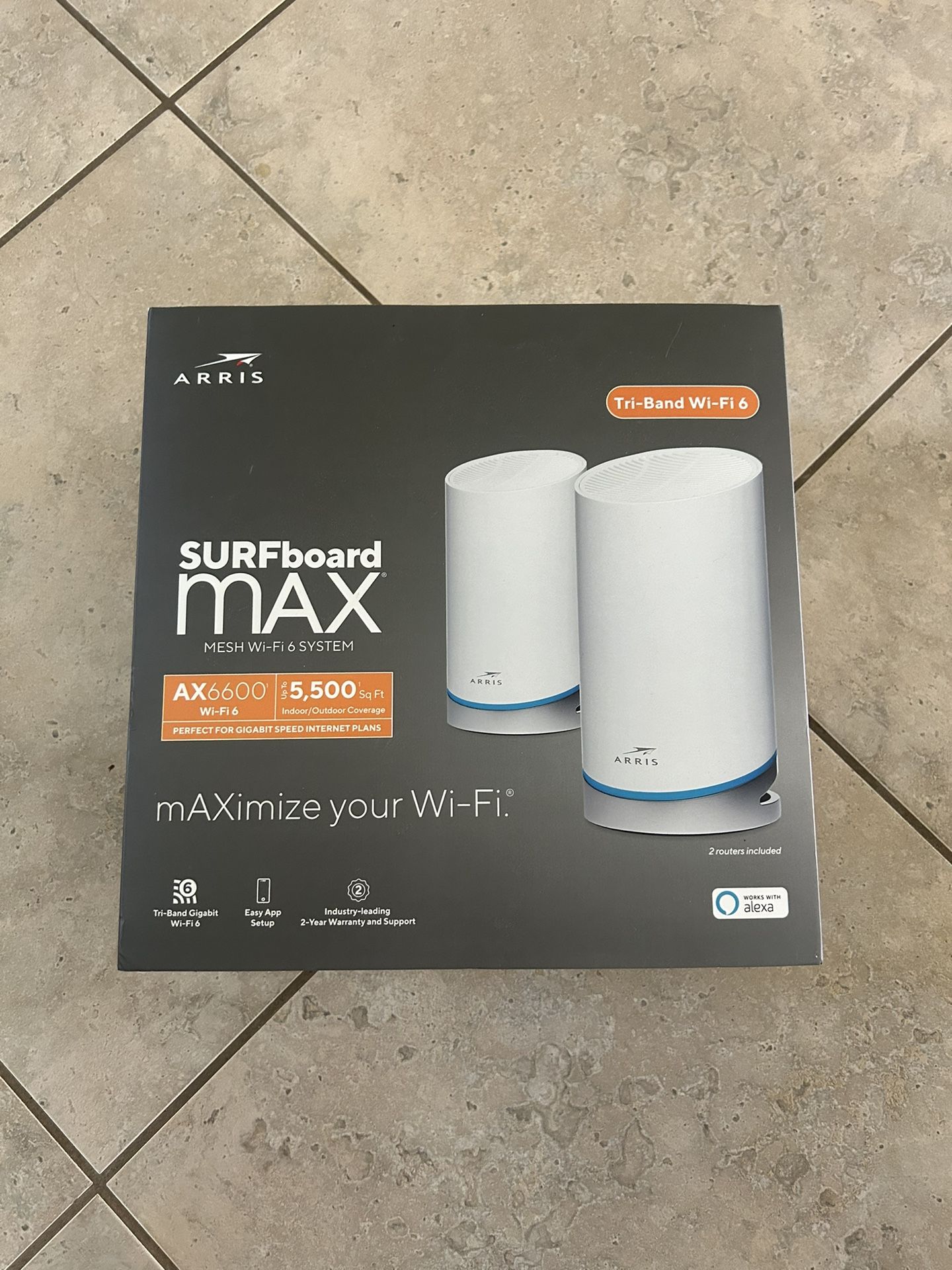 SURFboard Max Mesh WiFi 6 System