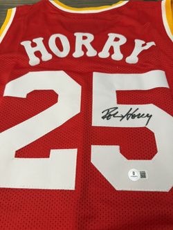 🏀 Robert Horry Signed Houston Basketball Jersey #25 – Beckett Authenticated