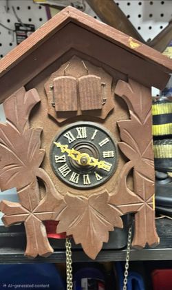 Vintage West German Cuckoo Clock