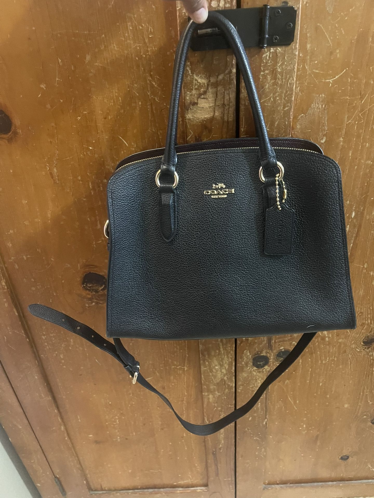 Coach Leather Bag Pebble